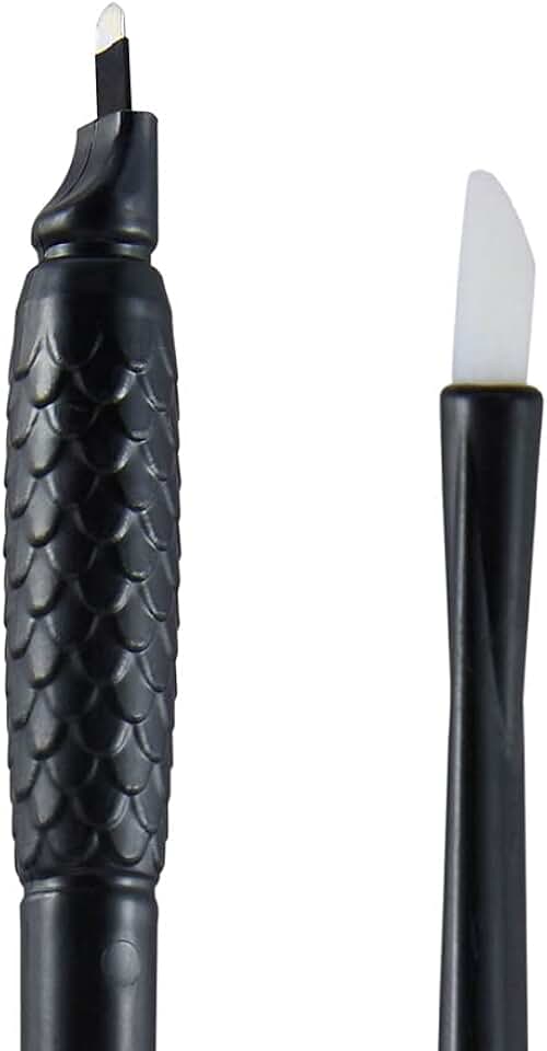 Set of 10 Microblading Pens with Pigment and Blades