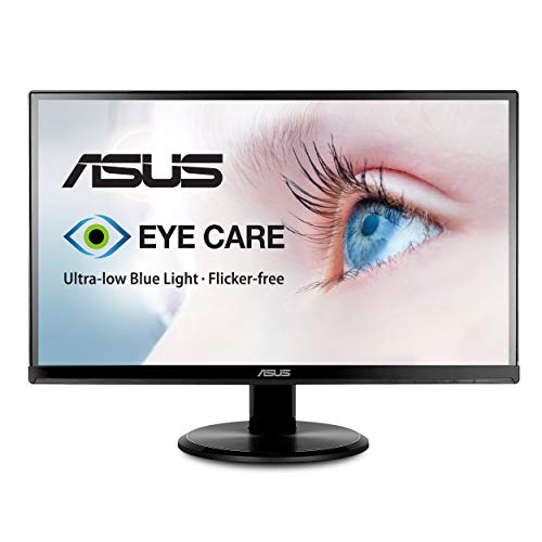 VA229HR 21.5 Monitor Frameless 1080P 75Hz IPS Eye Care HDMI VGA with 178 Wide Viewing Angle,Black