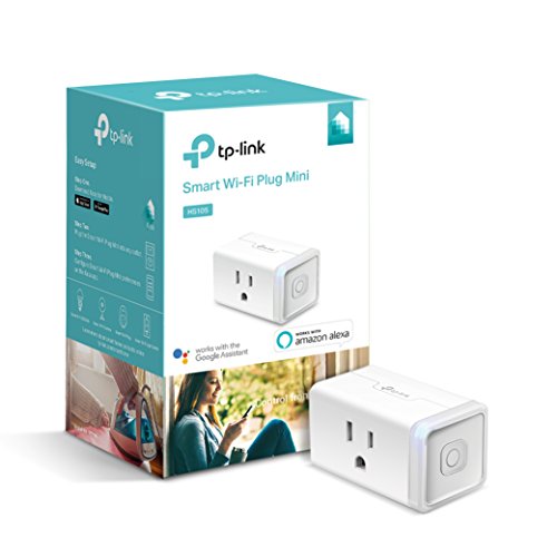Plug Classic 15A,  Home Wi-Fi Outlet Works with   & Google Home, No Hub Required, UL , 2.4G WiFi Only, 1-Pack(HS105) , White