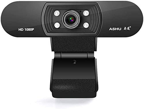 Oriflame Webcam with Microphone,1080P HD Webcam with Streaming Computer Web Camera with 110-Degree Wide View Angle, USB PC Webcam for Video Calling Recording Conferencing