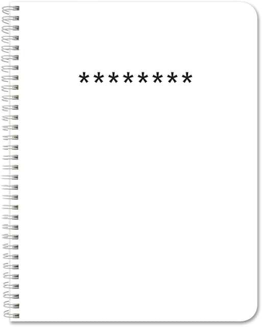 Password Journal Organizer with 120 Pages