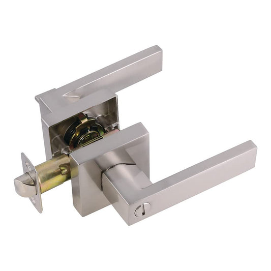 581116 Karsen Lever, Privacy/  Nickel, 3 Piece