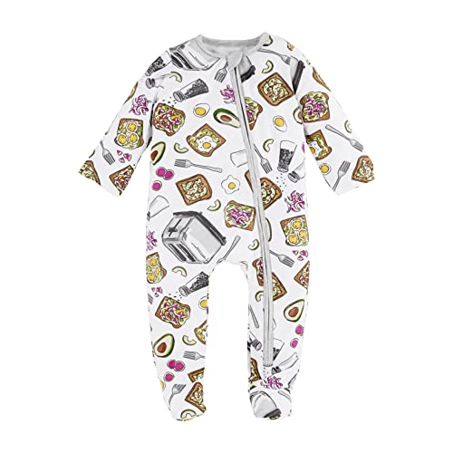 Uni  Baby Food Sleeper, Avocado Toast, 0-3 Months