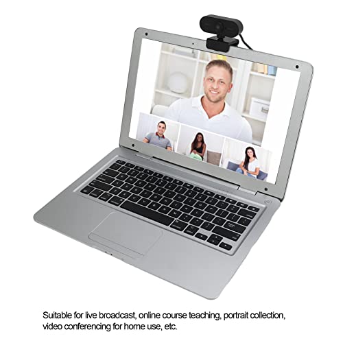1080P Webcam with Microphone,Computer Camera, Portable USB Online Class Video Live Universal Camera for Desktop Laptop PC