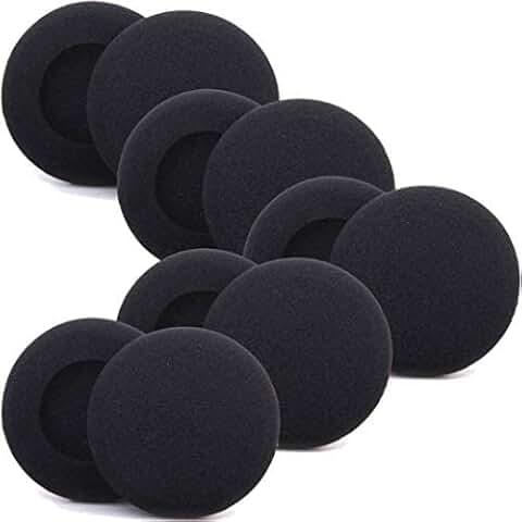 Foam Ear Cushions for Office Telephone Headsets, 5 Pairs