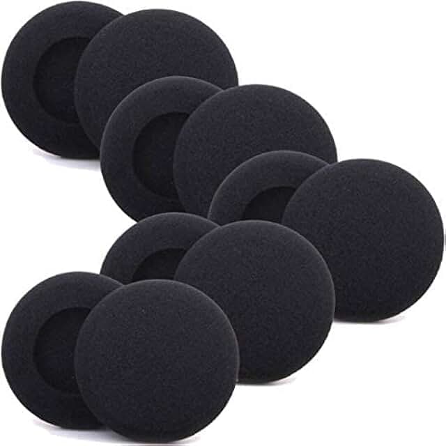 Foam Ear Cushions for Office Telephone Headsets, 5 Pairs
