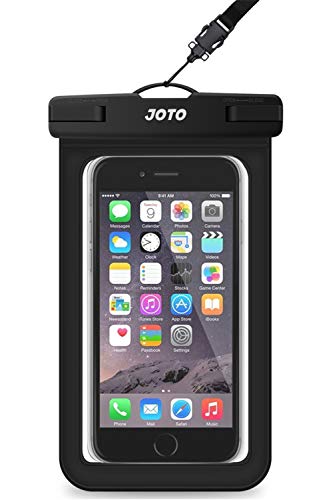 Universal waterproof phone pouch for smartphones up to 7 inches