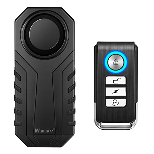 113dB Wireless Bike Alarm with Vibration Sensor and Remote