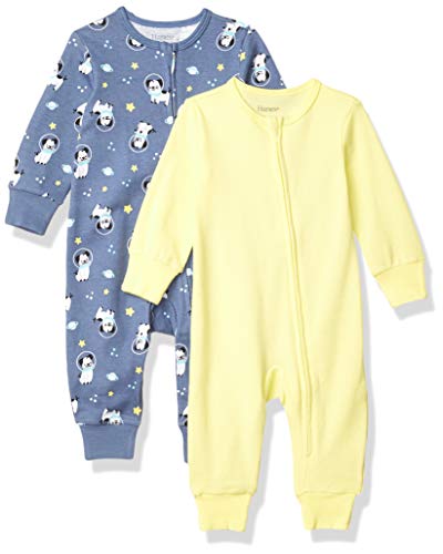 Ultimate Baby Zippin 2 Pack Sleep and Play Suits, Blue Space, 18-24 Months