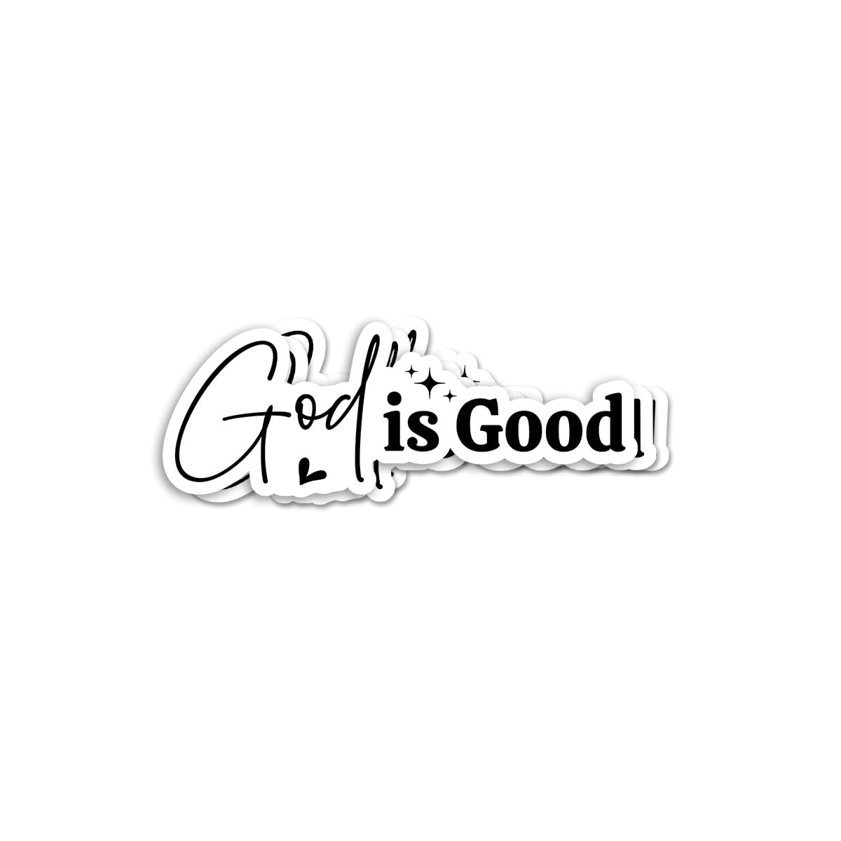 Set of 3 Christian Bible Verse Stickers