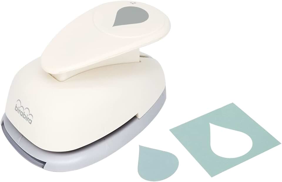 2-Inch Tear Drop Lever Punch for Paper Crafting