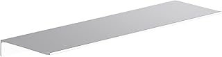 20-inch Silver Metal Wall Shelf for Storage