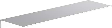 20-inch Silver Metal Wall Shelf for Storage