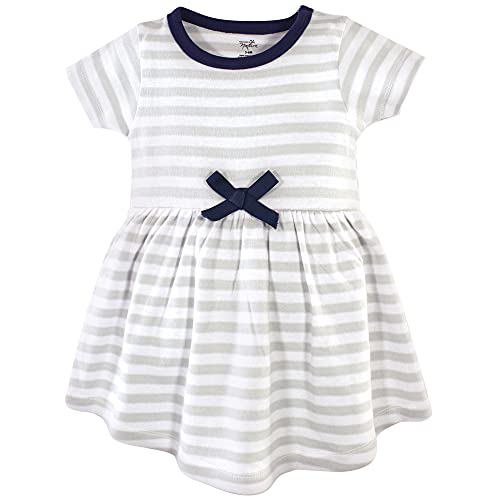 Infant and Toddler Girl Cotton Dresses Night Blooms, 0-3 Months