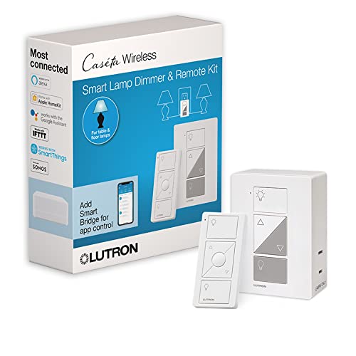 Casta Wireless Single-Pole/3-Way Smart Lighting Lamp Dimmer and Remote Kit  P-PKG1P-WH  White