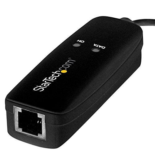 USB 2.0 Fax Modem - 56K External Hardware Dial Up V.92 Modem/ Dongle/Adapter - Computer/Laptop Fax Modem - USB to Telephone Jack - USB Data Modem - Network Fax/CMR/POS (USB56KEMH2)