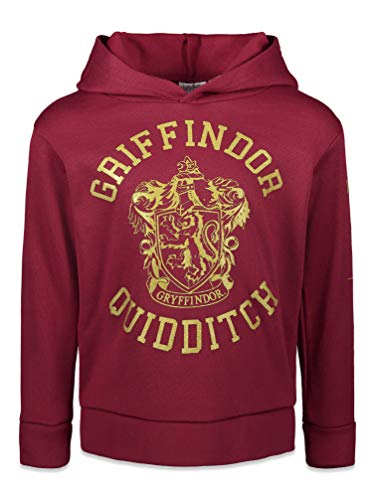 Gryffindor Little Boys Fleece Pullover Long Sleeve Hoodie Maroon 7-8
