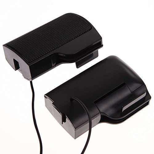 1 Pair Mini Portable Clip-on USB Stereo Speakers line Controller Soundbar for Laptop Notebook Mp3 PC Computer with Clip