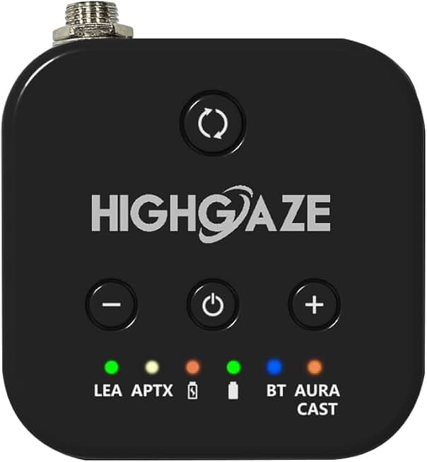 Bluetooth 5.4 Audio Transmitter with Auracast and Ports