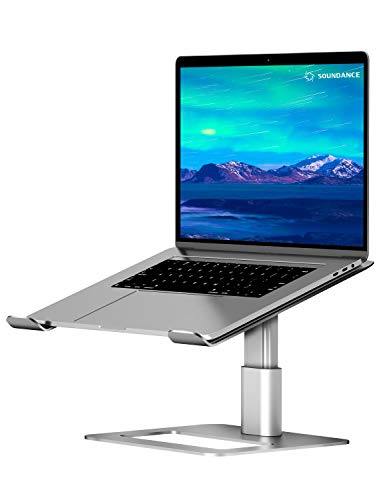 Adjustable aluminum laptop stand for 10 to 17.3-inch notebooks