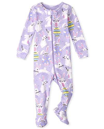 The Children s  Baby   Toddler-Zip Sleeper 2 PC Family Matching Pajamas Sets, Snug Fit 100  Cotton, Big Kid, Toddler, Baby,  Bunny, 3-6 Months