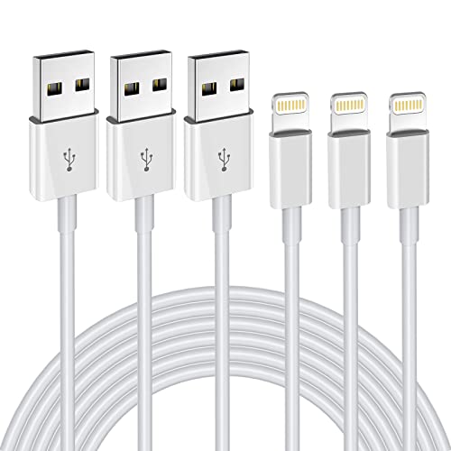 iPhone Charger 3 Pack, 6FT Lightning Cables for iPhone and iPad