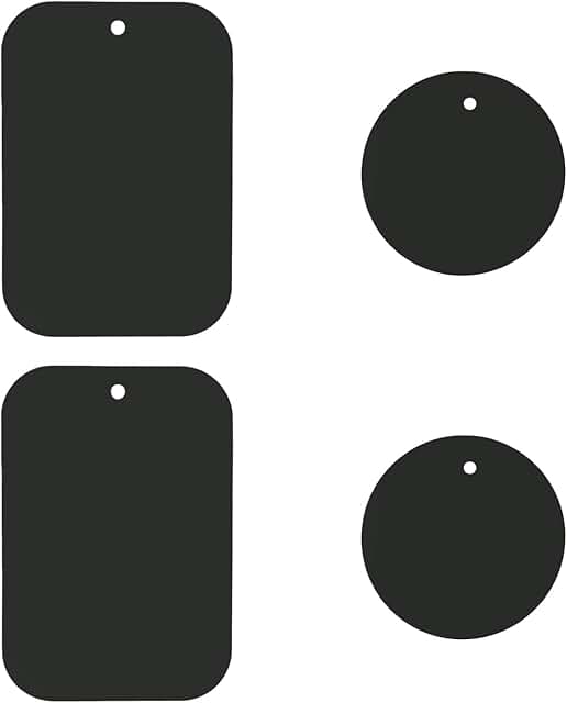 Set of 4 Metal Plates for Magnetic Phone Mounts