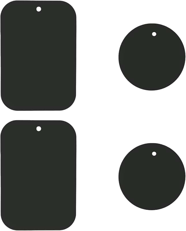 Set of 4 Metal Plates for Magnetic Phone Mounts