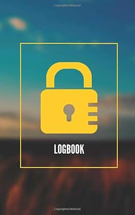 Password and Username Logbook for Personal or Organization Use