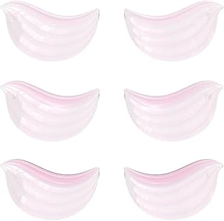 Bird-shaped eyelash perming lift pads in three sizes