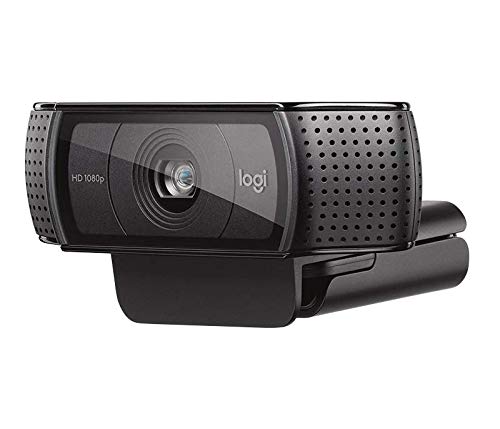 C920 HD PRO Webcam Full HD 1080p Video Calling with Stereo Audio (960-000764) Tripod Ready + Starter Bundle