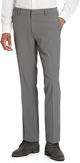 Men's Slim Fit Flat Front Dress Pants