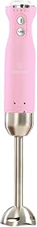 Pink 5-Speed Hand Blender with Turbo and Easy Clean