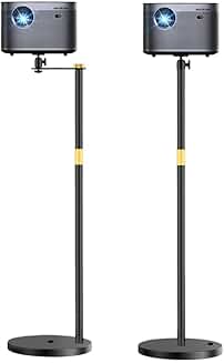 Adjustable 360° Swivel Projector Stand for Home and Office