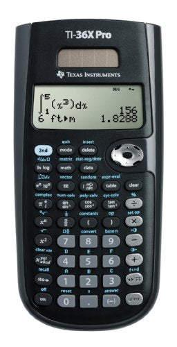 TI-36X Pro Engineering/Scientific Calculator | 9.7 Inch | Black.