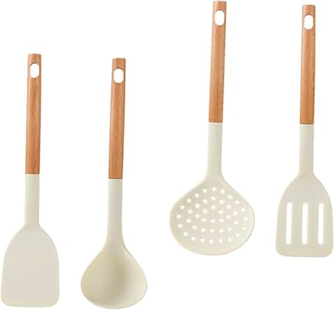 Silicone Cooking Utensils Set, 5 Pieces