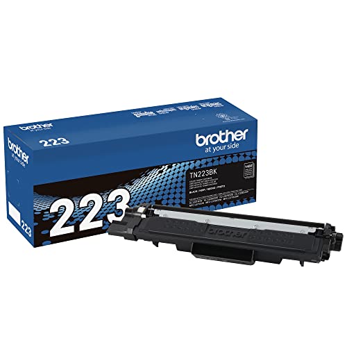 Genuine TN223BK, Standard Yield Toner Cartridge, Replacement Black Toner, Page Yield Up to 1,400 Pages, TN223, Dash Replenishment Cartridge
