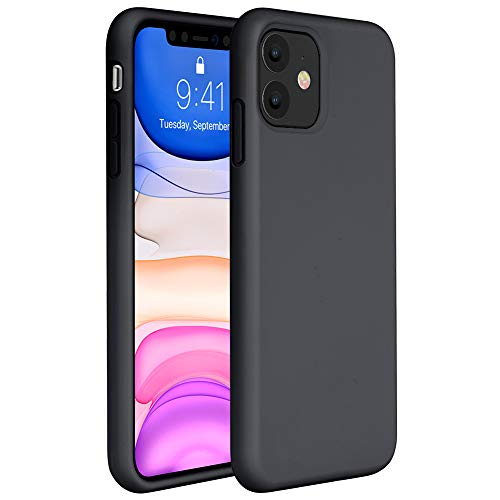 Liquid Silicone Case for iPhone 11 6.1 inch black