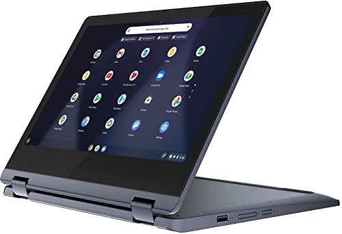 Flagship Chromebook 11.6" HD 2 in 1 Touchscreen Laptop Computer, 8 Core- Mediatek MT8183, 4GB RAM, 64GB eMMC, WiFi, Bluetooth, Webcam, Chrome OS, Abyss Blue