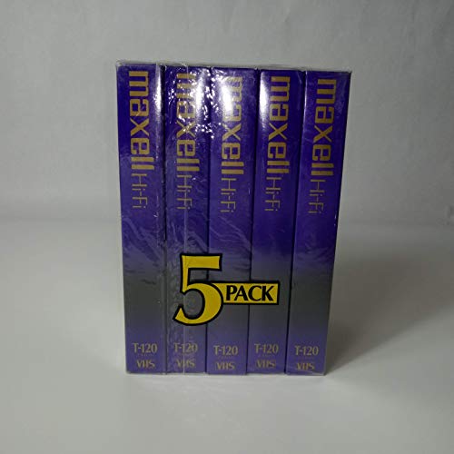 5 Pack Hi-Fi Professional Grade VHS Tapes