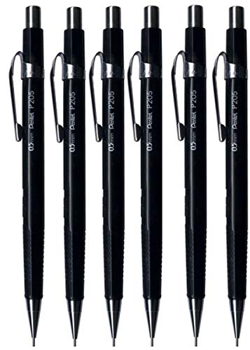 Black 0.5mm Mechanical Drafting Pencil Pack of 6