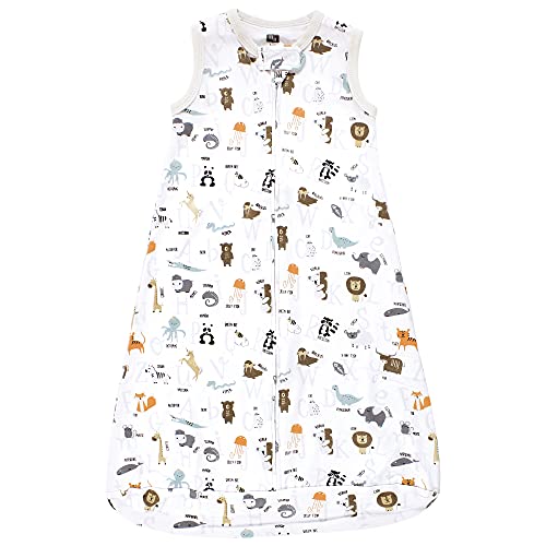 Uni   Interlock Cotton Sleeveless Sleeping Bag, Alphabet Animals, 0-3 Months