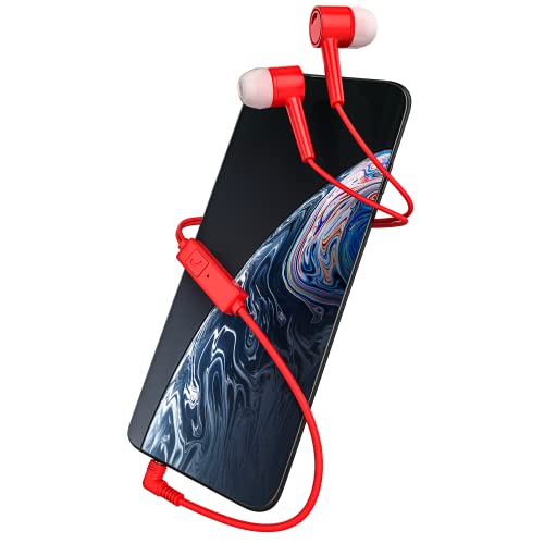 10 Pack Multi Color Kid's Wired Microphone Earbud Headphones, Individually Bagged, Disposable Earbuds with Mic Ideal for Students in Classroom Libraries Schools, Bulk Wholesale