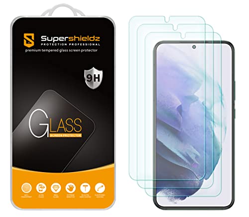 (3 Pack) Designed for Galaxy S22 5G Tempered Glass Screen Protector, Anti Scratch, Bubble Free