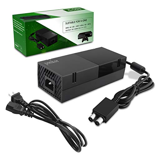 Power Supply for Xbox One, Replacement Power Brick Adapter 100-240V Voltage AC Cord Compatible with Xbox One