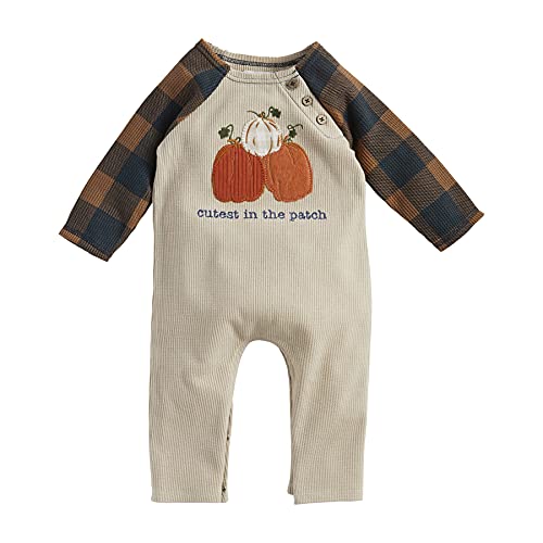 Baby Boys  Cutest in The Patch One Piece, Orange, 0-3 Months