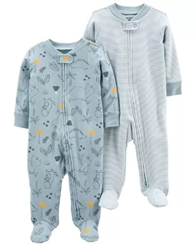 2-Pack Cotton Zip-Up Sleep & Plays (3 Months)