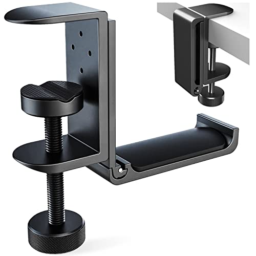 Foldable Aluminum Headphone Stand Holder for Desk, Black