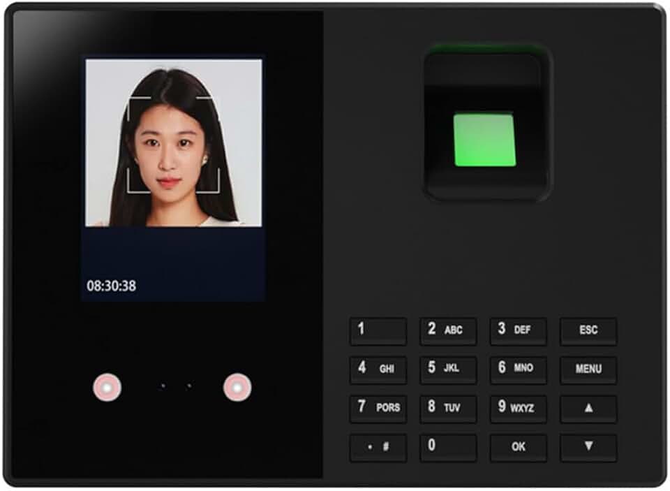 Face Recognition Time Clock with Fingerprint and Password