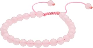 Handmade 6mm Gemstone Beaded Adjustable Bracelet
